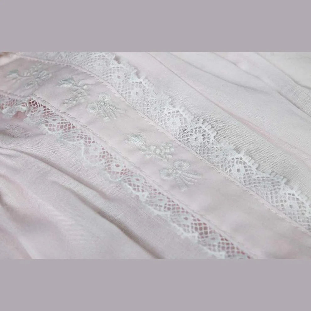 Pink Layette Baby Gown